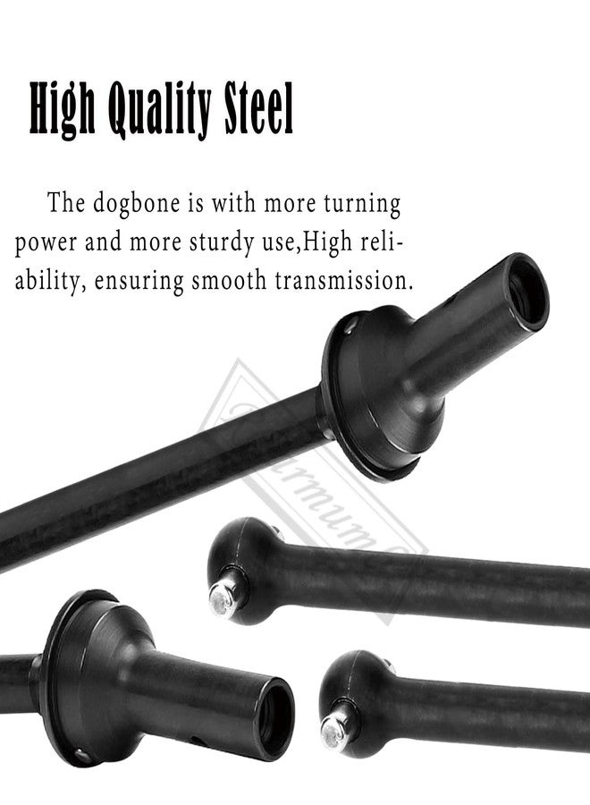Rcarmumb RC Drive Shaft CVD Axles Upgrades Part for 1/8 Typhon 6s, 1/7 Felony Limitless Roller Infraction 6s Blx，Steel Front Rear 4PCS Driveshafts w/17mm Wheel Hex Hub Hops Up,Red - Image 3